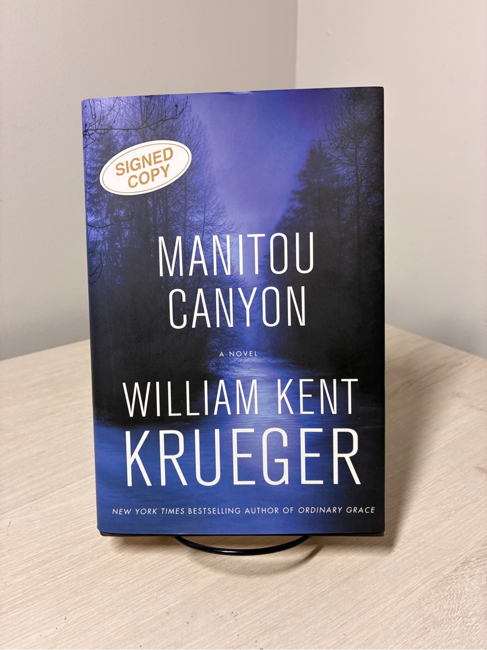 SIGNED Manitou Canyon William Kent Krueger HB Mystery Thriller 2016 O'Connor